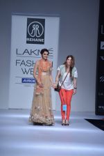 Model walk the ramp for Rehane Show at Lakme Fashion Week 2013 Day 1 in Grand Hyatt, Mumbai on 22nd March 2013 (18).JPG